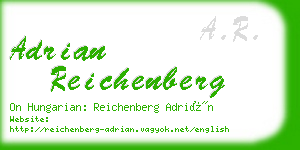 adrian reichenberg business card